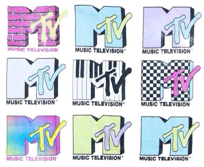 diferentes logotipos dinamicos mtv